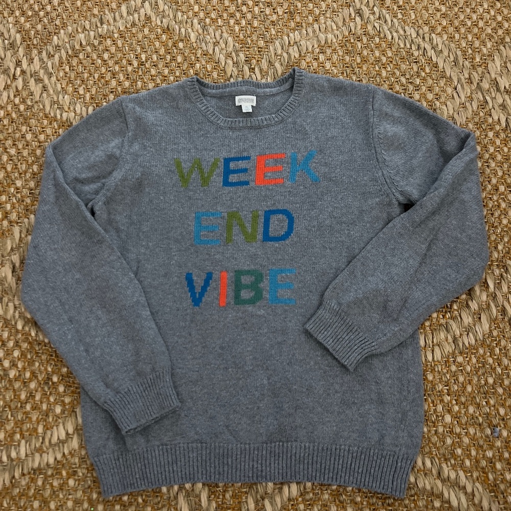 Boys size xl (14) Gymboree sweater - weekend vibes